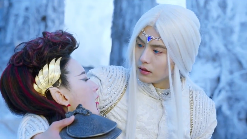 Zhang Meng and Ma Tianyu in Ice Fantasy