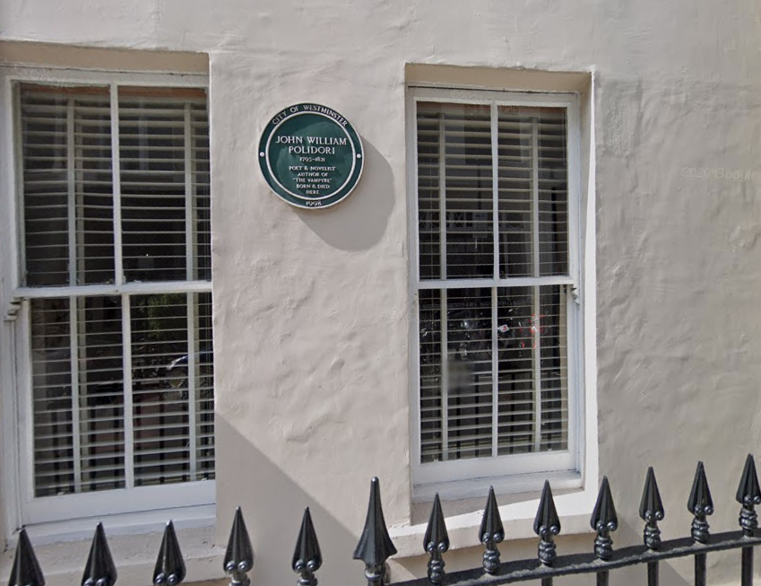 38 Great Pulteney Street home of John Polidori