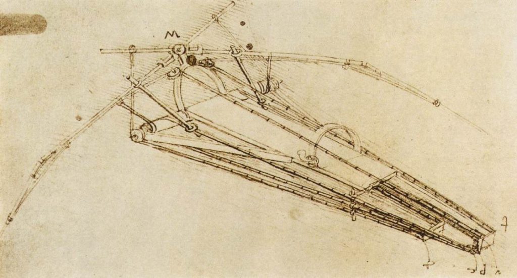 Flying machine, Leonardo Da Vinci